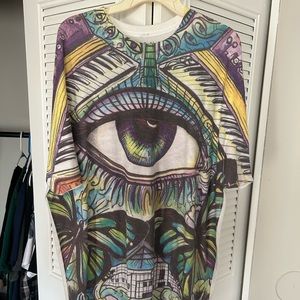 CRAZYYY 
Prince double side printed tee
